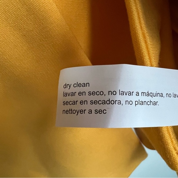 New ELOQUII Peplum Stretch Work Blazer Marigold Yellow Plus 26 Double Breasted - Picture 9 of 16